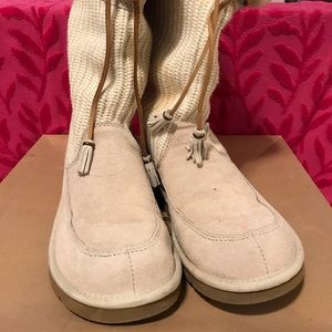 Off White UGG crochet boots. Size 9